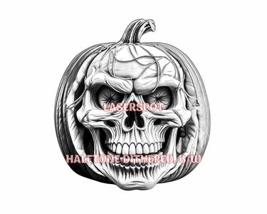 Halloween pumpkin 3d illusion & laser-ready files - 3DWave.us